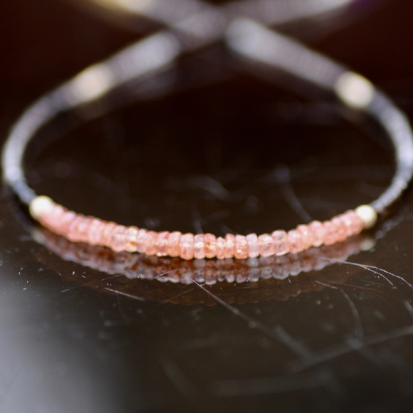 Citrine Amethyst Sunstone Wrap Bracelet Convertible Necklace 14k Gold Filled - Picture 5 of 7